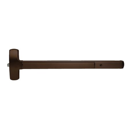 FALCON 25 Series Exit Device, Rim with Night Latch Trim, Dane Lever Design, 3 Ft. Device, Dark Bronze Anodi 25-R-L-NL-D 3 313AN RHR